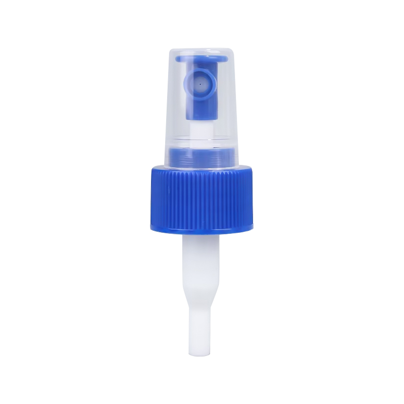 Blå liten fingerpumpesprøyte