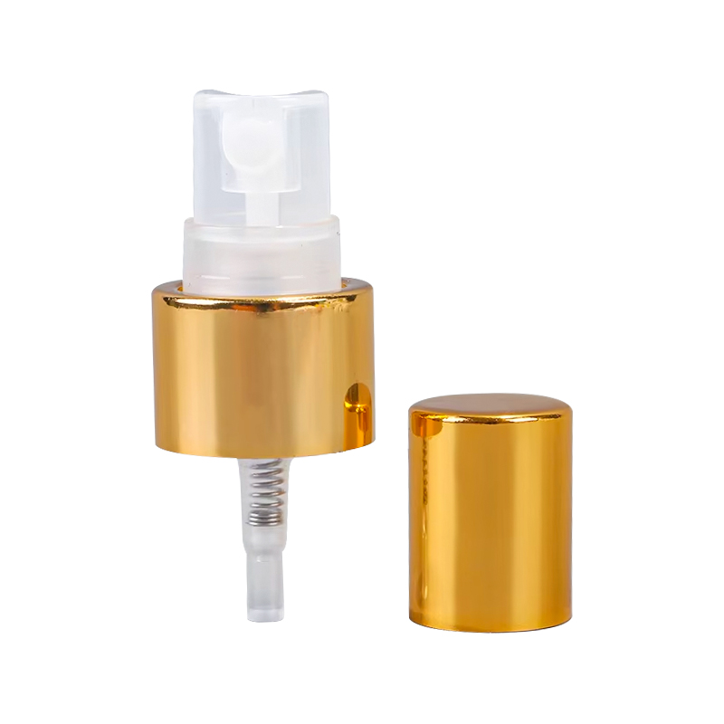 Lyst gullforseglet fin tåke sprøyt